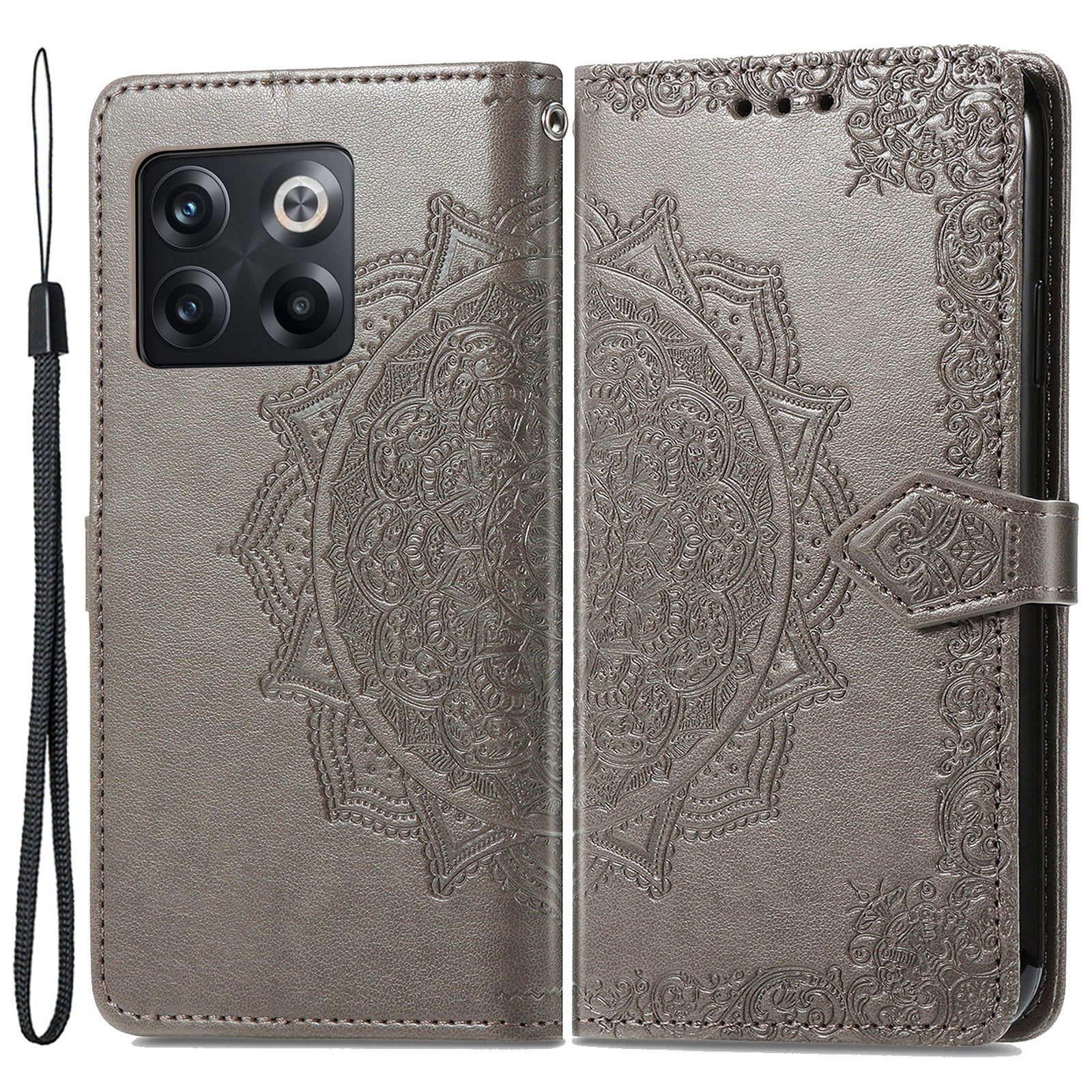 Magnetic Closure Wallet Stand Cover for OnePlus 10T 5G Ace Pro 5G Embossed Mandala Pattern PU Leather Flip Phone Case Magnetic Closure Wallet Stand Cover for OnePlus 10T 5G Ace Pro 5G Embossed Mandala Pattern PU Leather Flip Phone Case
